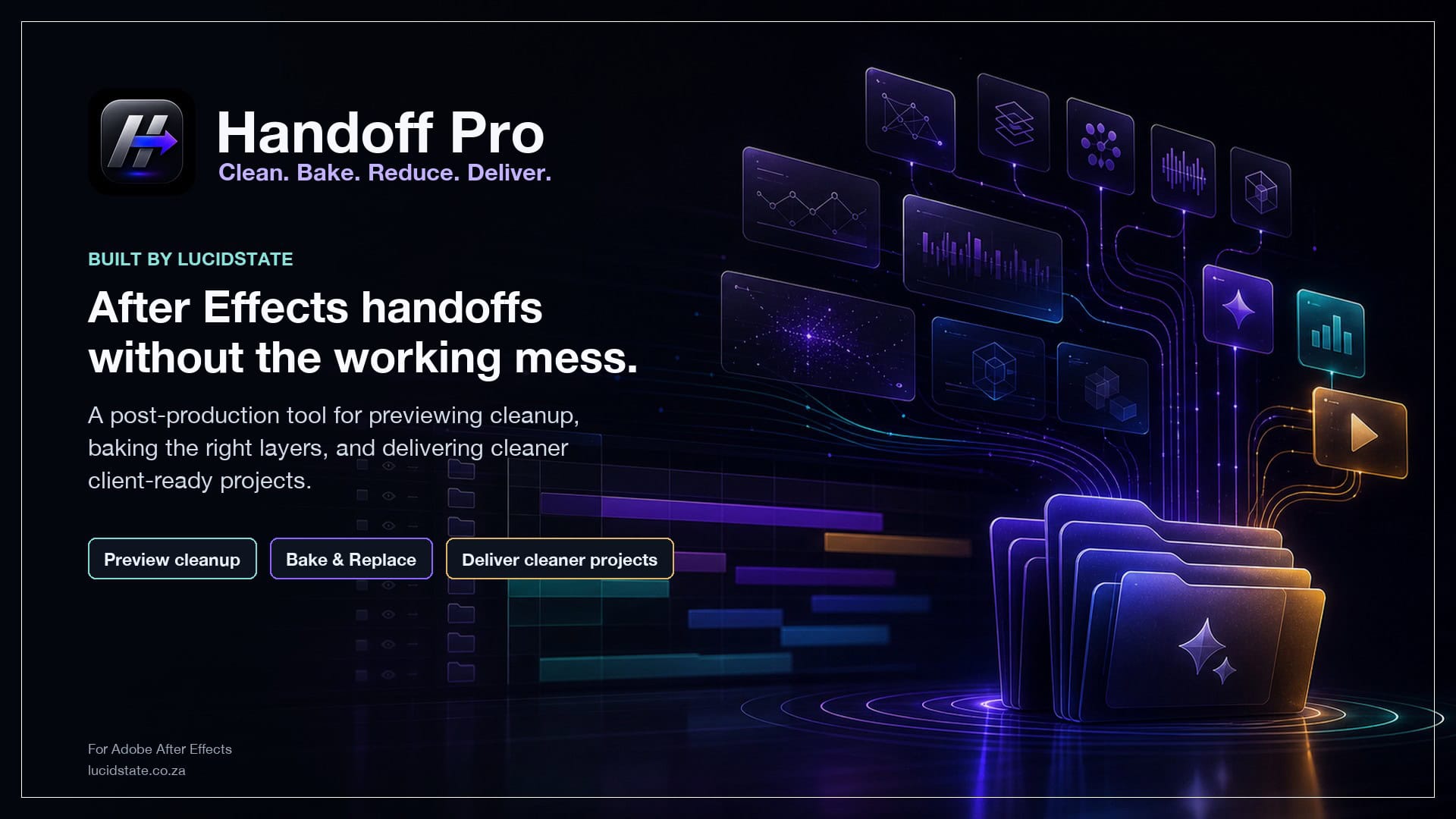 Handoff Pro post-production workflow illustration